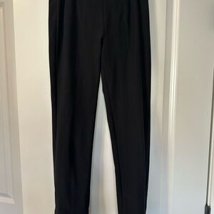 Vince Classic Pull On Black Trousers